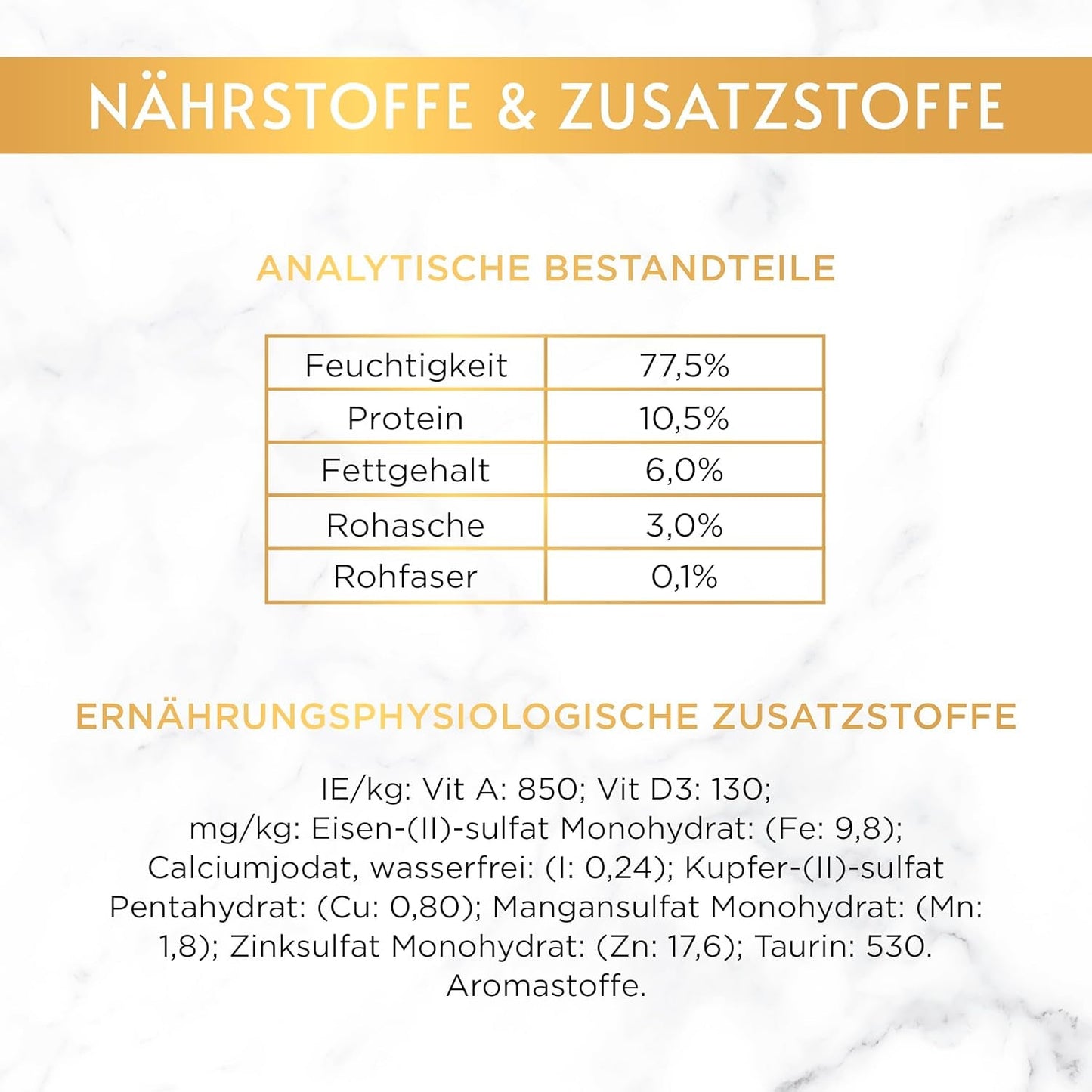 Gourmet Gold Pâte fine Katzenfutter nass, mit Huhn, 12er Pack (12 x 85g)
