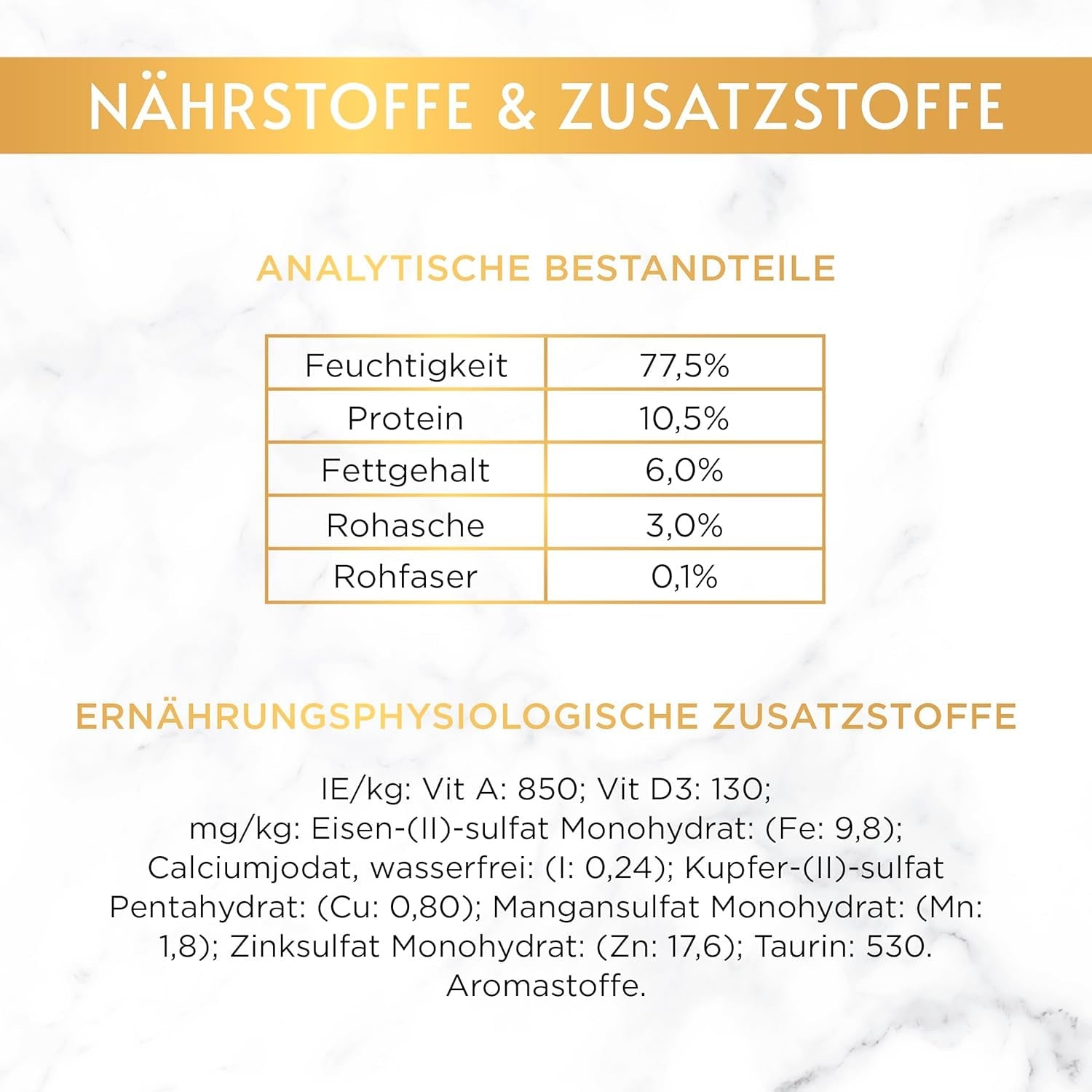 Gourmet Gold Pâte fine Katzenfutter nass, mit Huhn, 12er Pack (12 x 85g)