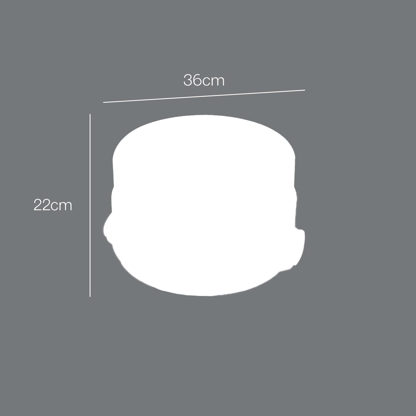 Boîte à gâteaux Metaltex, réglable en hauteur, polypropylène, blanc/transparent, ⌀ 30 cm, réglable en hauteur 8 et 15 cm Boîtes de conservation Naty Shop