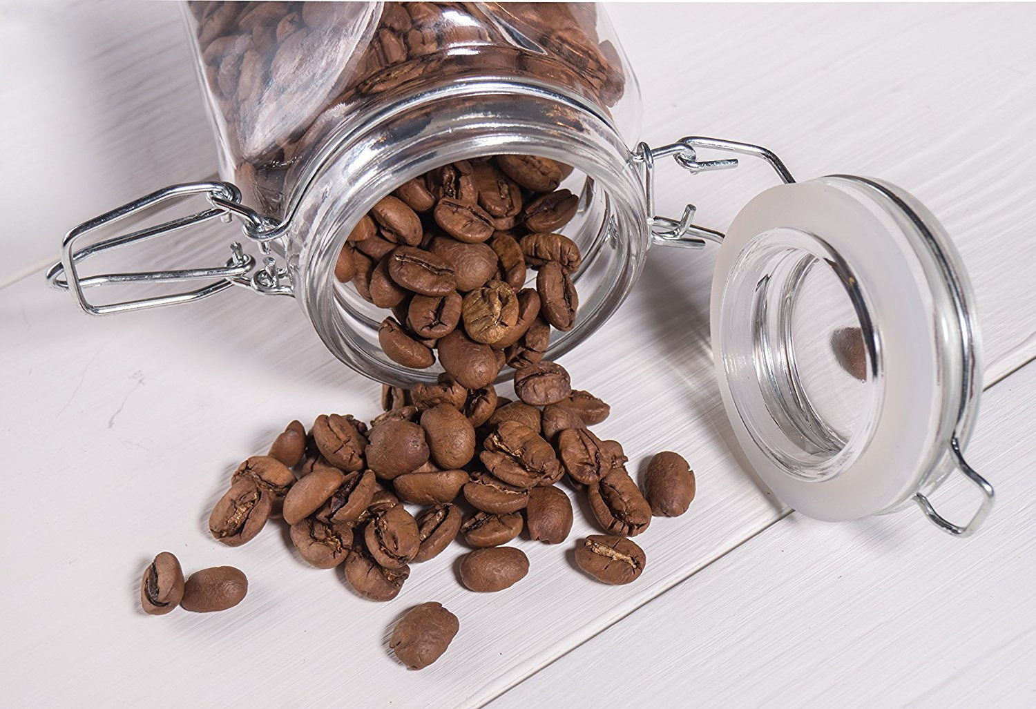 Café géant | Elefantenkaffee Maragogype (1000 g, Bohnen entier) - Die größten Bohnen der Welt, ohne Säure, extra doux