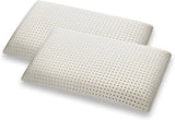 Marcapiuma Oreiller en Mousse à Mémoire de Forme à Base de Plantes Naturelles Vertes 2 pièces Naty Shop Oreillers Standard Blanc 2X Paire de Moules à Savon