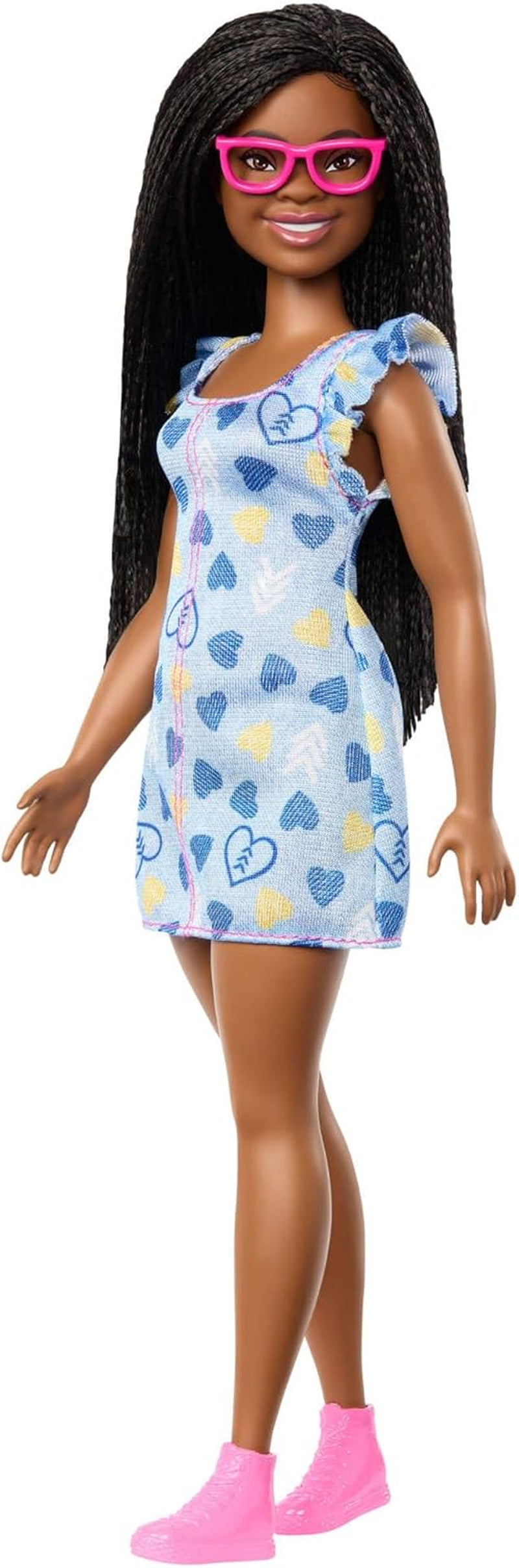 Poupée Barbie Fashionistas no. 229 avec le syndrome de Down en robe cardiaque, développé en coopération avec la National Down Syndrome Society, HYK14 Naty Shop Dolls Titre par défaut