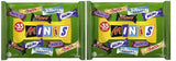 Mini paquet de chocolat mélangé en vrac, chocolat, 35 mini collations au chocolat (Mars, Snickers, Bounty, Twix, Milky Way) comme bonbons, cadeau chocolat, boîte de bonbons (710 g)