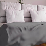 Soleil D'Ocre Adele, Housse Zigzag, Jeté du canapé, Polycoton, Bleu, 220 X 240 Cm Naty Shop Couettes et couettes Gris 180 X 220 Cm