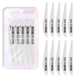 NOVO OVO 360 pièces facile à déchirer à presser sur feuille adhésive transparente double face pour nail art, emballage/stockage/pratique/accessoires, 30 pièces x 12 feuilles