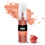 DecoRom, paillettes comestibles, poudre, 10 grammes Glitter Naty Shop Roségold