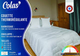Couette thermorégulatrice, Tempérée, 240 X 220 Cm, Transpiration, Ventilation optimale, 100% coton, Percale, Toucher Fraîcheur, Couettes et couettes françaises Naty Shop