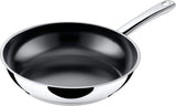 Poêle à induction Silit Talis 24 cm, acier inoxydable, revêtement céramique, va au four Casseroles et poêles Naty Shop Transparent