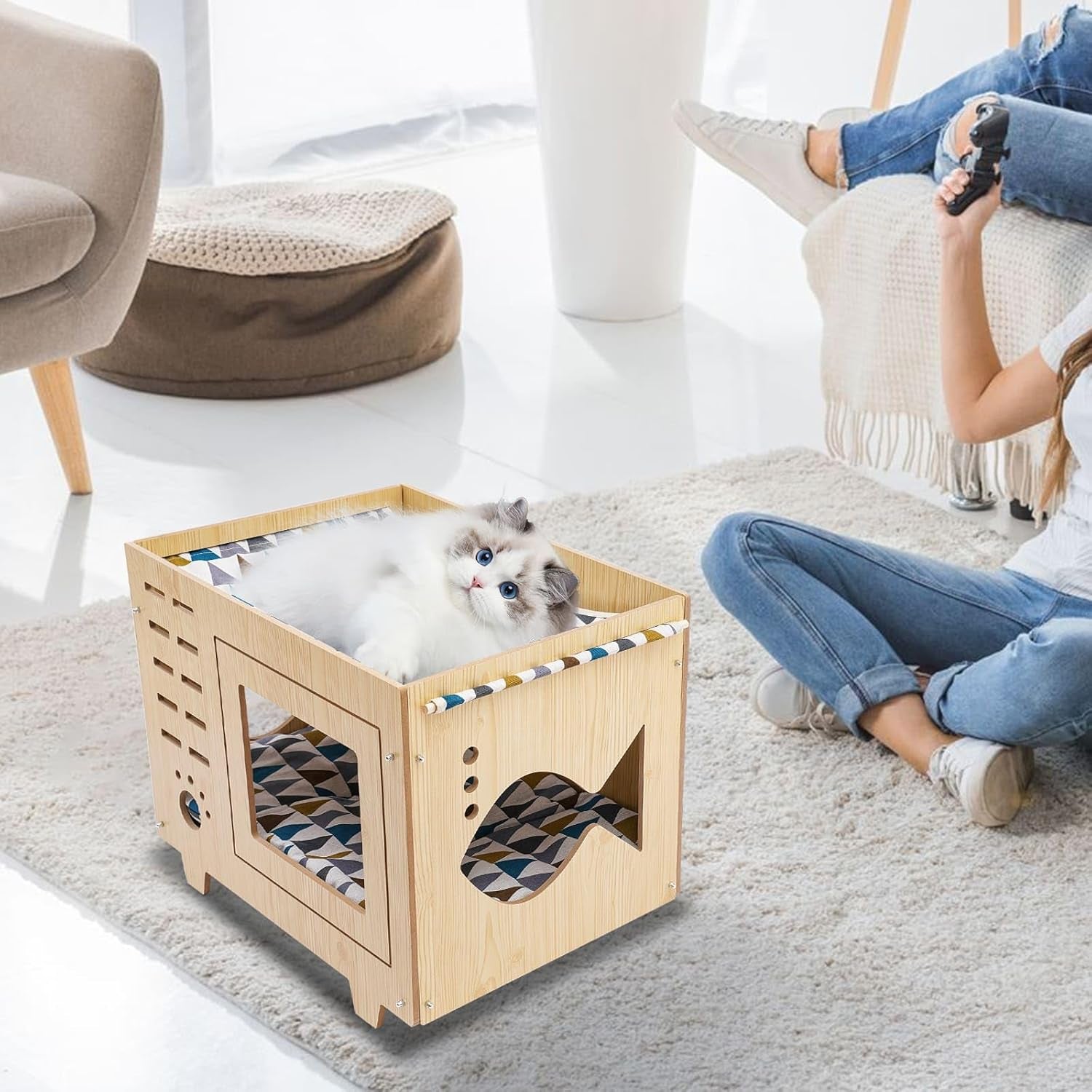 Couvertures et meubles, Animaux, Grottes et maisons, Chats, Lits pour chats, Chats - lits, matelas