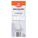 RUF Rührkuchen Backmischung, Nur Wasser & Öl Zugeben, Rezeptur Für Blechkuchen, Kastenkuchen, Muffins, Gugelhupf Und Tortenböden, 1X1000G Mélange pour la pâtisserie et la cuisine Naty Shop