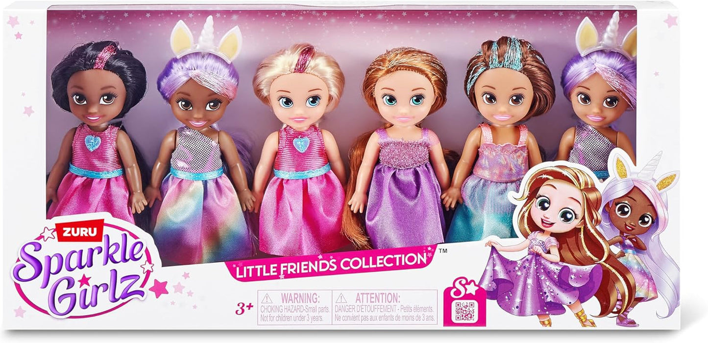 Poupées de mode princesse à collectionner, poupées habillées de princesse (paquet de 6)