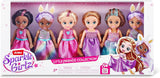 Poupées de mode princesse à collectionner, poupées habillées de princesse (paquet de 6)