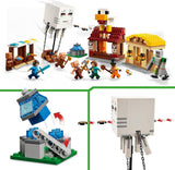 LEGO Minecraft Ghast Balloon Attack - Jouet de joueur pour enfants - Jeu de construction de jeu vidéo avec maison, poulet et Golem - Produits de film pour garçons à partir de 10 ans - 21273 Jeux de construction Beuche den LEGO-Store
