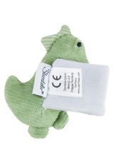 Sterntaler Dino Rexi Hochet à Bras - Hochet à Cordon Doux et Doux - Hochet à Main pour bébé avec Sangle élastique - Jouet pour bébé pour Jouer, câlin et hochet, Vert Pierre Jouets pour bébé Naty Shop