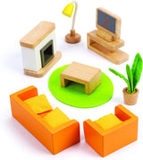 Hape E3459 - Chambre d'enfant, petites maisons de poupées Naty Shop