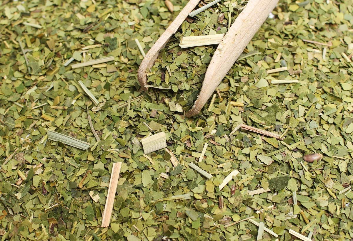 Thé Mate biologique BIO ● Thé Yerba Mate à la citronnelle ● 200 g de Thé Mate brésilien frais ● Non torréfié, séché à l'air chaud ● Uniquement des ingrédients biologiques ● Thé vert en vrac