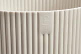 elho Vibes Fold Bowl 25 - Pots de fleurs d'intérieur - 100% plastique recyclé - Ø 24,9 x H 12,1 cm - Blanc/Lin blanc