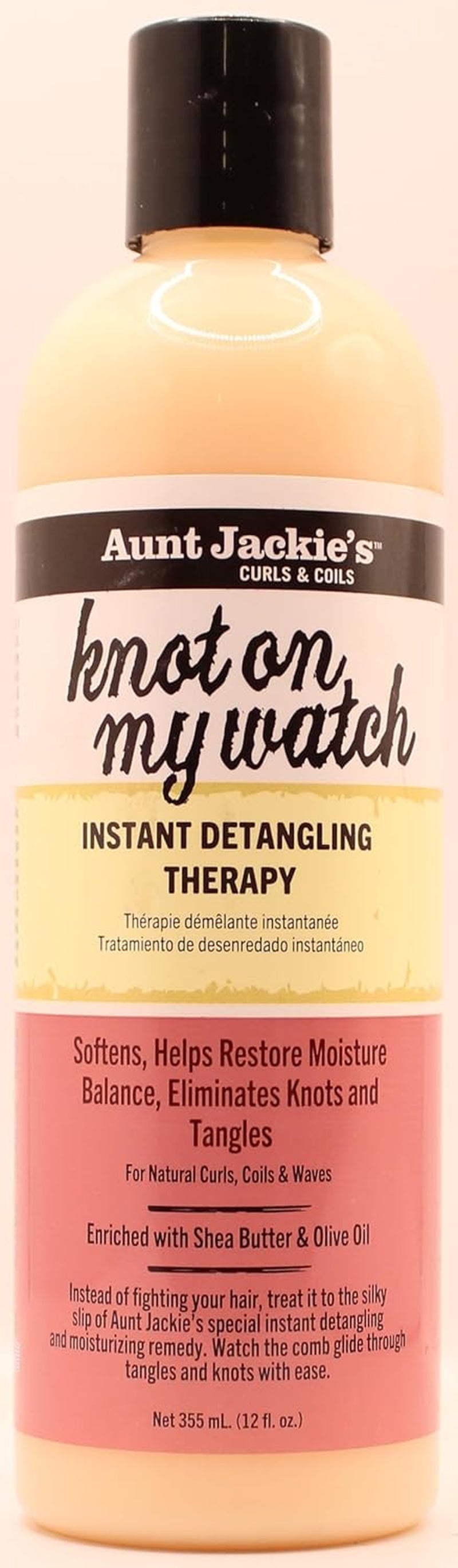 Knot On My Watch Thérapie démêlante instantanée 355 ml (paquet de 2) par Aunt Jackie Plus d'outils Produits démêlants Naty Shop Titre par défaut
