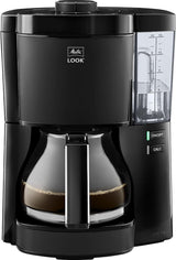 Melitta Look Therm - Machine à expresso avec filtre, carafe thermique et réservoir d'eau amovible, pour jusqu'à 10 tasses de café, noir
