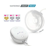 Nuvita Materno Smart Wear 1287W - Tire-lait électrique portable mains libres - Technologie triphasée, personnalisable, portable, kit de conversion double tire-lait disponible Accessoires Alimentation et Allaitement Bebe Naty Shop