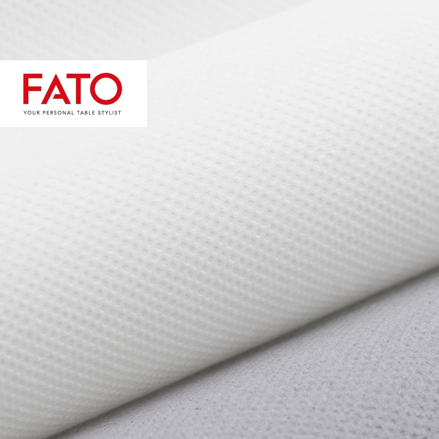 , Serviettes en papier jetables douces et délicates, paquet de 40 serviettes taille 38 x 38 pliées en 4 2 couches de couleur blanche, papier 100 % pure cellulose, certificats FSC (lot de 3)