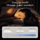 Coop Home Goods Eden Cool Oreiller réglable King Size Mousse à mémoire de forme infusée de gel Tissu Lulltra doux et respirant Idéal pour tous les dormeurs Respectueux de l'environnement Naty Shop Oreillers standard