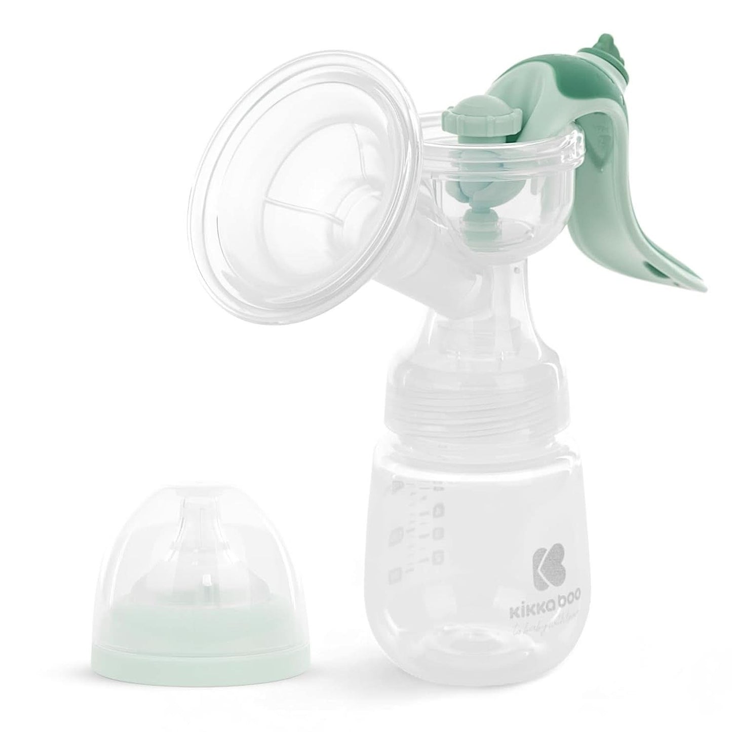 Tire-lait Kikkaboo ELSIE, manuel avec 2 modes, puissance d'aspiration réglable, gobelet en silicone souple Accessoires Alimentation et Allaitement Bebe Naty Shop