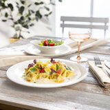 vivo - Villeroy & Boch Group – Service de table Essential Blanc 18 tlg. Blanc, Spülmaschinenfest, Mikrowellensicher, Geschirr Set für 6 Personen, Müslischalen, Speiseteller, Dessertteller, Premium Porzellan