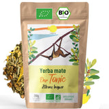 ORIGEENS BIO YERBA MATE AU CITRON ET GINGEMBRE 200 G - Le thé énergisant I Thé Yerba Mate Bio, non torréfié, feuilles, sans tiges ni poussières
