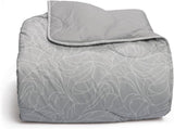 Couvre-lit double Foppapedretti Notte & Natura Pearl Wave, housse 100% coton, fabriqué en Italie Couettes et couettes Naty Shop Vague de perles King Single