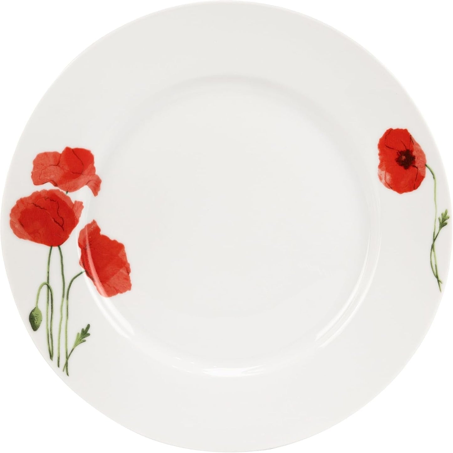 Service de table pour 6 - 18 pièces - Service de table en porcelaine - Service de table blanc - Service de bols et d'assiettes - Vaisselle moderne - Assiettes - Service de table - Service de table pour 6 personnes