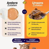 The Better Cat - Nourriture humide sans céréales à très haute teneur en viande - Nourriture pour chats de qualité supérieure, sans céréales et sans sucre (200g, Poulet)