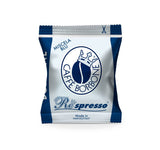 Caffè Borbone Kaffee Kapseln Respresso, Blaue Mischung, 100 stück & Kaffee Kapseln Respresso, Entkofeinierte Dek Mischung - 100 stück - Compatible avec Häuslichen Kaffeemaschinen Nespresso®*