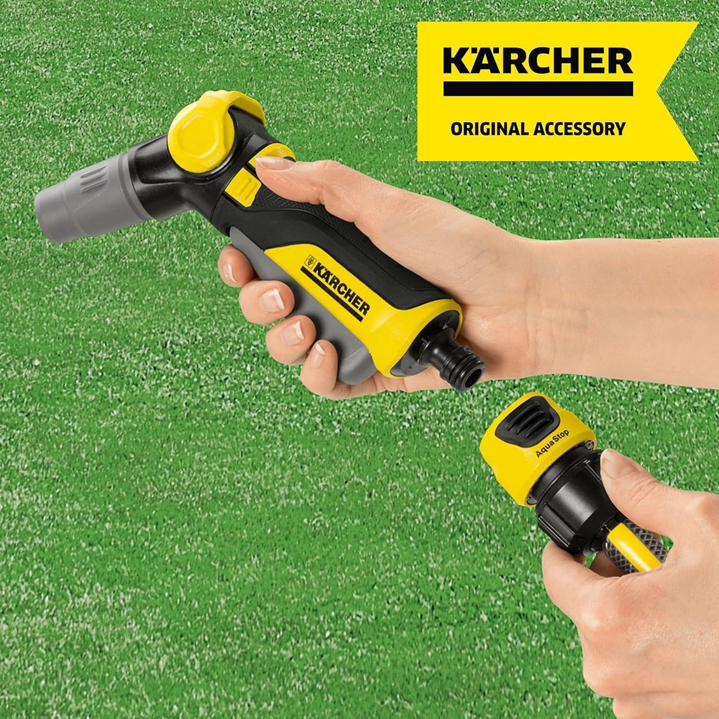 Kärcher raccord de tuyau 2.645-194.0 (Universal Plus, avec Aqua Stop) noir, petit