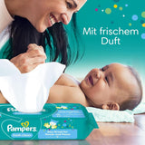 Pampers Fresh Clean Feutres 15 Packungen Mit 80 Stück - 1200 Feutres, Plus Doux, Auch Für Hände Und Geeignet Naty Shop