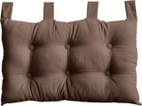 Couette avec 4 pompons, jute, 90 X 190 Cm, argile, 2007AGCHLJT090190, 90 X 190 Cm Couettes et quilts Naty Shop Vison