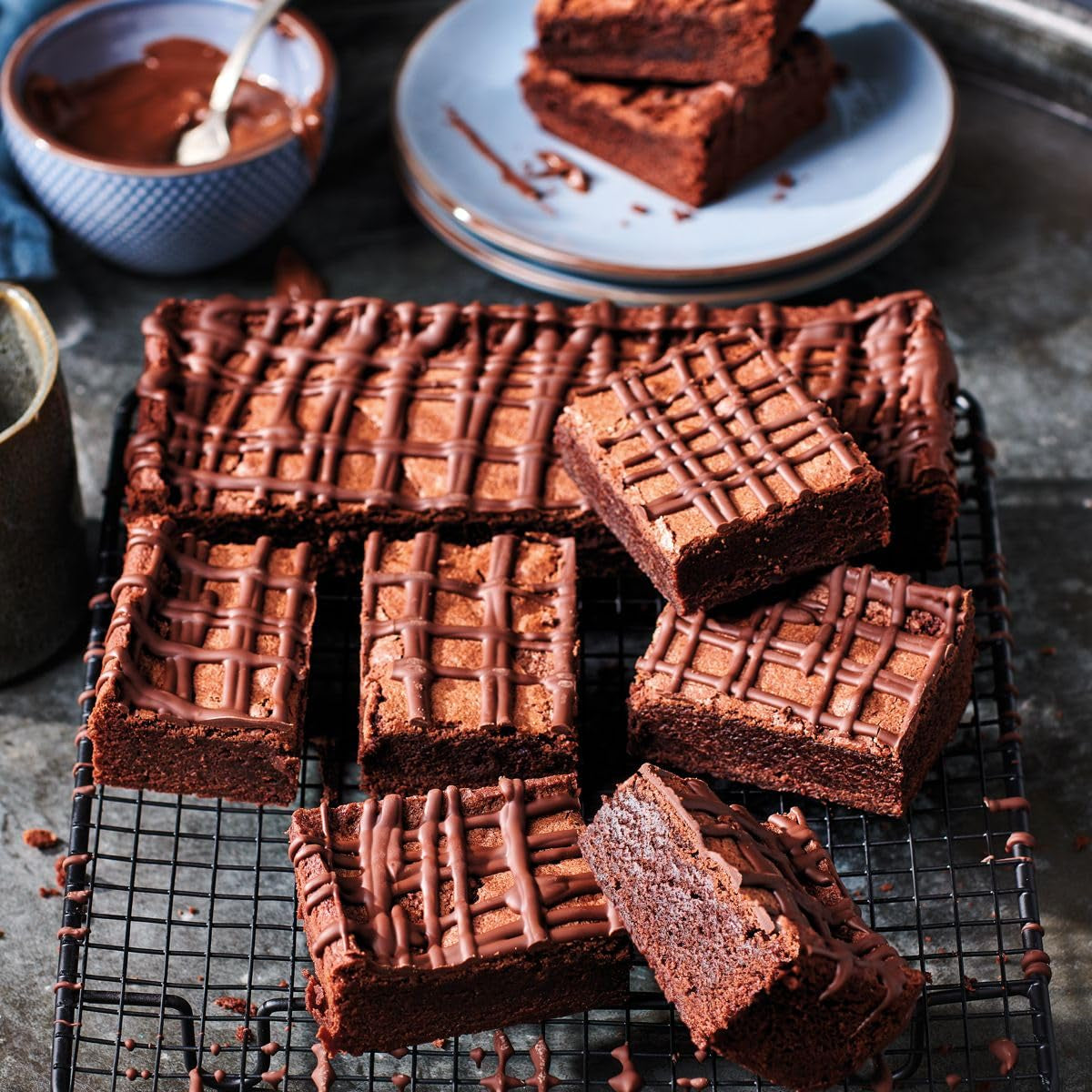Funcakes Mix Für Cake Brownies: Einfach Zu Berübenen, Für Brownies Und Schokoladenkuchen Mit Reichem Schokoladengeschmack, Halal., 1 Kg Mélange pour la pâtisserie et la cuisine Naty Shop