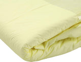 CutiePlusU Lot de 10 couches jetables pour incontinence avec boucles pour femme et homme, absorption maximale pendant la nuit – Jaune (taille moyenne 71-96 cm)