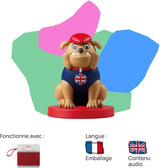 Personnage sonore - It's gone, Happy English - musique, chansons et sons - jouet, contenu éducatif, version française, enfants pour tous âges Jucarii Bebe Naty Shop
