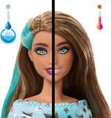 Barbie Party Doll Sans boîte et accessoires Anniversaire Pet Series 10 Surprise Party Star Set comprenant effet de changement de couleur et décorations de gâteaux JFG72