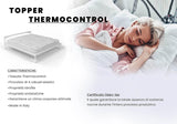 MB Home Italia, Topper, Thermocontrol, Double 160X195 Cm Couettes et couettes Naty Shop