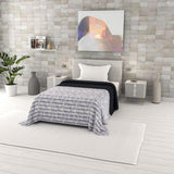 Couette d'été imprimée fantaisie, rembourrage en polyester, pétales, 260 x 270 cm.