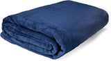 HOMLA Couverture polaire rouge moelleuse et chaude - pour canapé et lit Couverture confortable Couverture de canapé Couverture de salon - facile à entretenir 150 X 200 cm Rose Lits et couvertures Besuche den HOMLA-Store Bleu marine Mukava Polyester 200X220 Cm