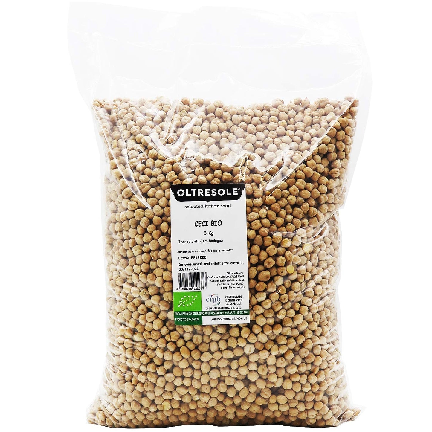 , 5 kg Pois Chiches Bio, Légumineuses Séchées Bio issues de Culture Contrôlée, Céréales Naty Shop Default Title