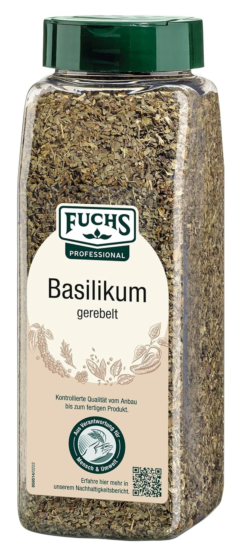 - Ceinture de Basilicum | Gewürzkraut méditerranéenne pour les grossistes | Mit praktischem Streuaufsatz | 150 g dans un gros Streuer