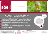 Abeil Acaristop housse de couette effet anti-acariens et antibactérien, polyester, blanc, 220 X 240 cm Couettes et couettes Naty Shop