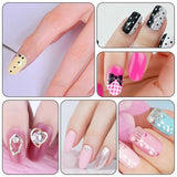 5 pièces Dotting Pen Set, Nagelpunkt-Stift, Dotting Pen Punktierung Stift Marbleizing Werkzeug Nagellack Maniküre Dot Nail Art Set, Marmorier-Werkzeug-Set, Punkte, Nagelkunst, Nagel Nail Werkzeug Set