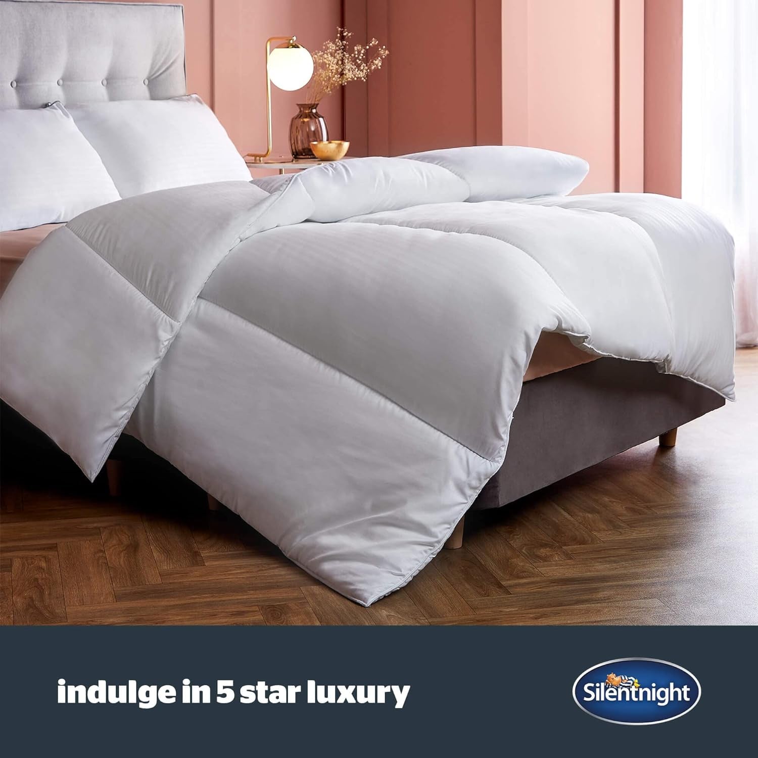 Couette Silentnight Hotel Collection, 13,5 tog, polyester, blanc, Super King Couettes et couettes Naty Shop