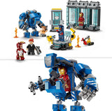 LEGO Marvel Iron Man's Laboratory : Hall of Armor - Jouet de super-héros avec figurine Mech, 5 figurines dont Aldrich Killian - Cadeau Avengers pour garçons et filles à partir de 8 ans 76315 Ensembles de construction Beuche den LEGO-Store
