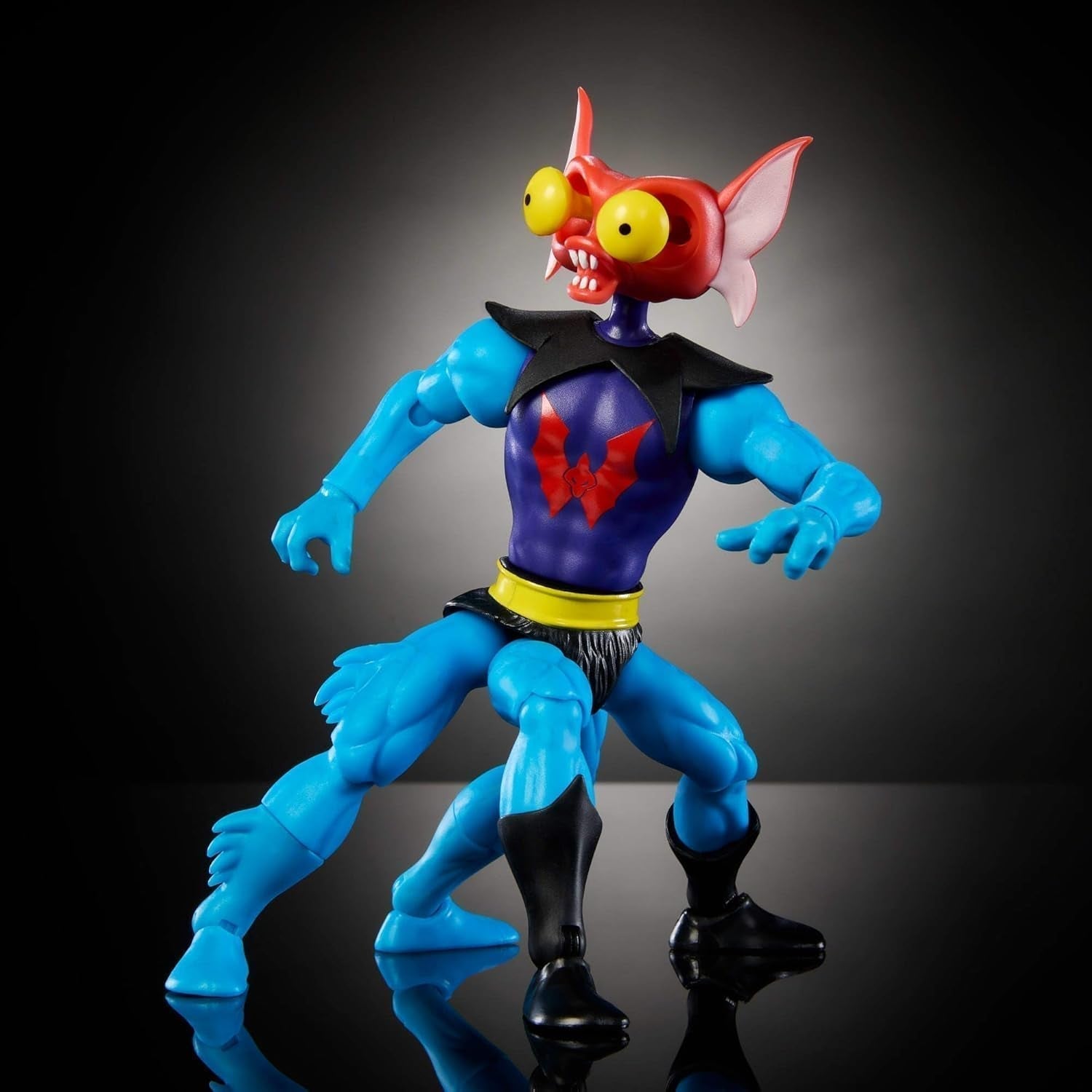 Figurine d'action Masters of the Universe Origins Mantenna Princess of Power de la collection Cartoon, env. 14 cm de haut années 1980 TV Bogeyman Lift-Up Eyes JBM78 Figurines Naty Shop